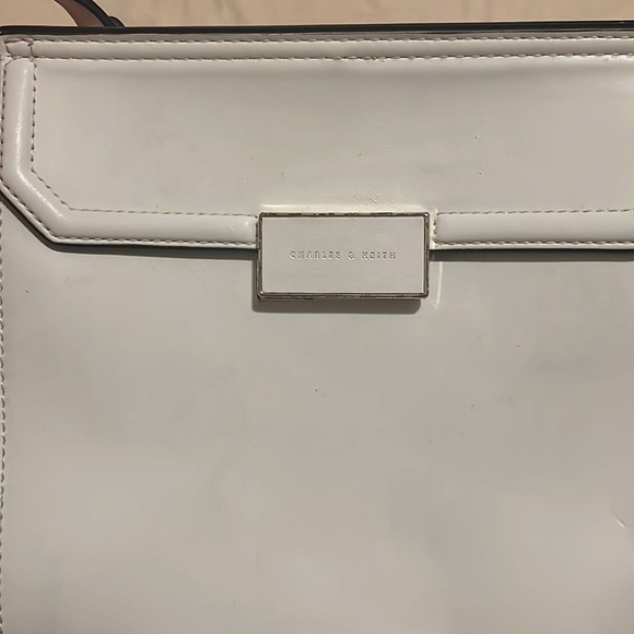 Charles & Keith white crossbody bag - Picture 2 of 4